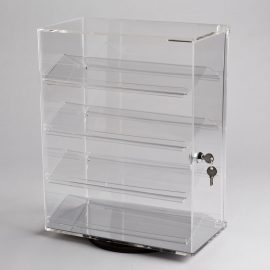 Acrylic Revolving Counter Top Display Case