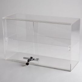 Acrylic 1 Shelf Counter Top Display Case