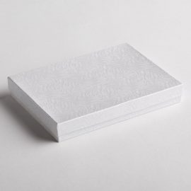 White Swirl Necklace Boxes