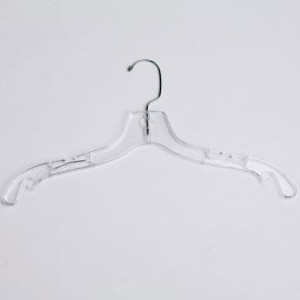 17 Inch Clear Super Heavyweight Dress Hanger