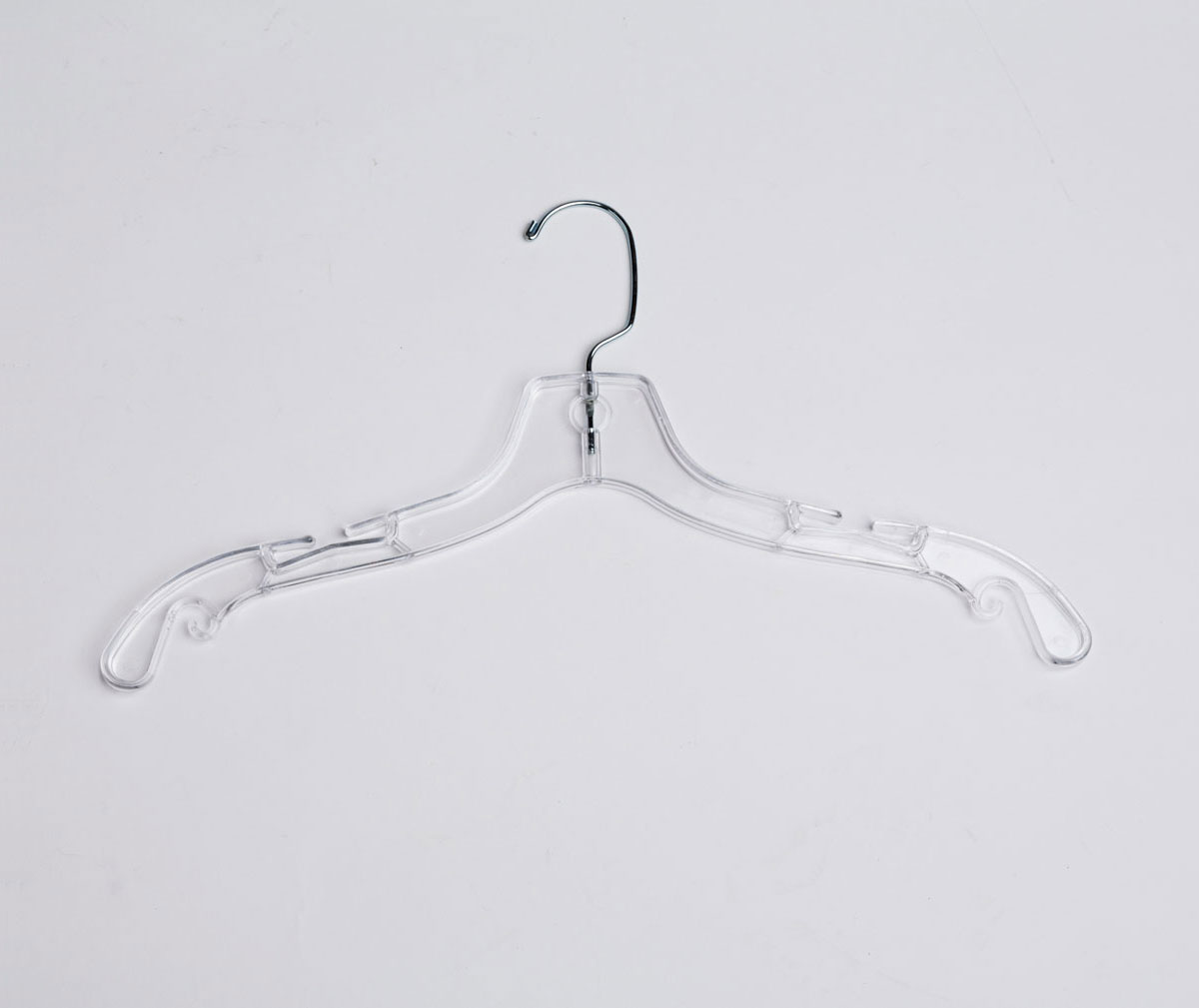 17 Inch Clear Super Heavyweight Dress Hanger