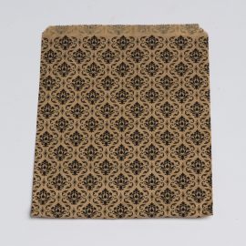 Damask Large Flat Paper Bag