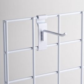 White 4 Inch Grid Hook