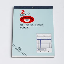 INVOICE BOOK-2 PART CARBONLESS