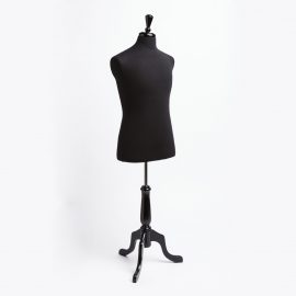 MALE JERSEY COVERED FORM BLACK