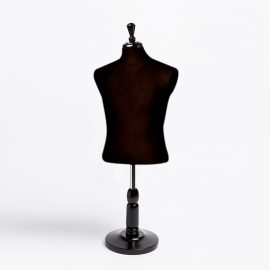 Counter Top Male Body Black Jersey Covered Form