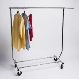 SINGLE RAIL SALESMAN ROLLING RACK