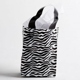 ZEBRA PLASTIC SHOPPING BAGS