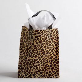 LEOPARD PLASTIC SHOPPING BAGS