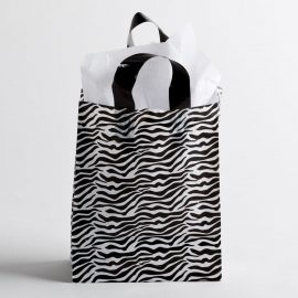 ZEBRA PLASTIC SHOPPING BAGS