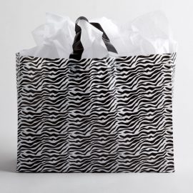 ZEBRA PLASTIC SHOPPING BAGS