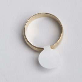 WHITE PRICE LABEL-JEWELRY BLANK WITH PEN 