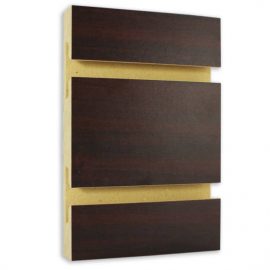 Mahogany Melamine Slatwall