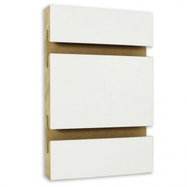 White Melamine Slatwall