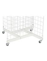 Gridwall 4 way base (Black, White, Chrome)