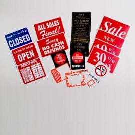 Policy Signs & Marker Boards