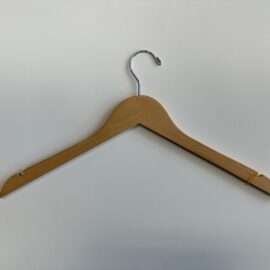 17" Natural Wood Top Hangers